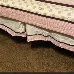 Pottery barn crib skirt